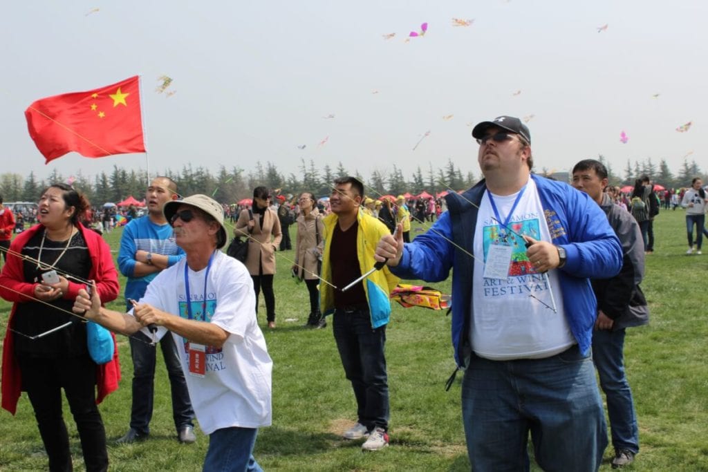 2015 Weifang International Kite Festival . Photo ourtesy of Andy Li