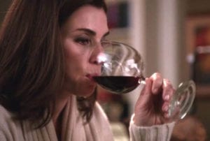 Watch Olivia Pope drink lots of wine to toast the end of Scandal